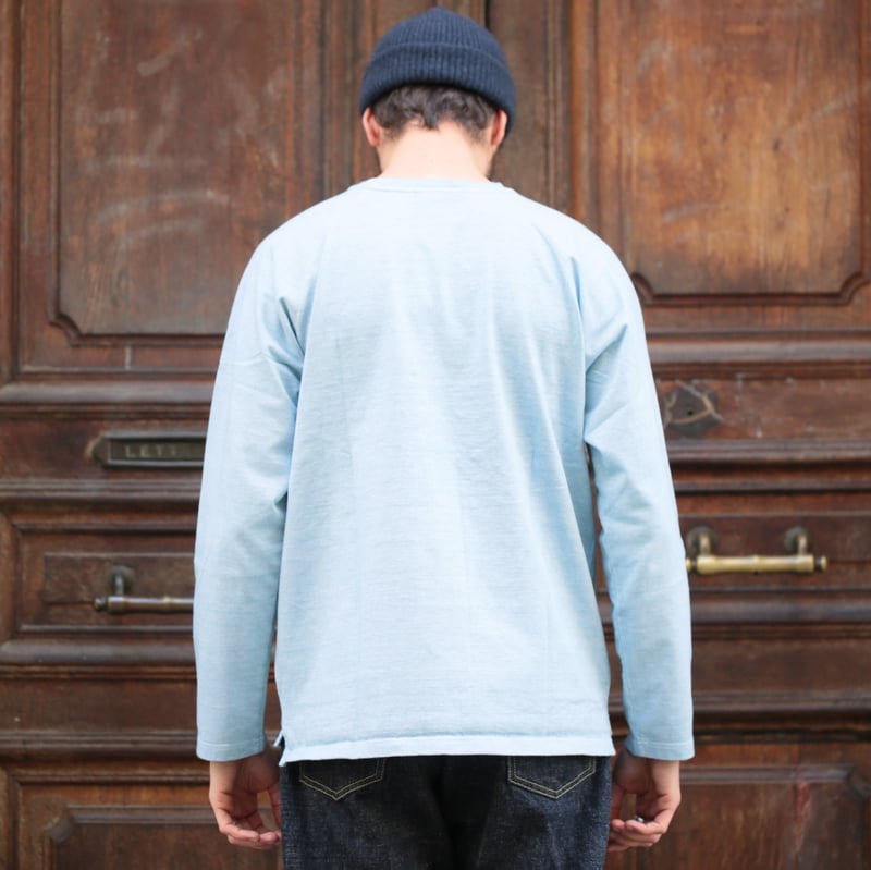 Heavy Raglan Pocket T-shirt LS P-Soda