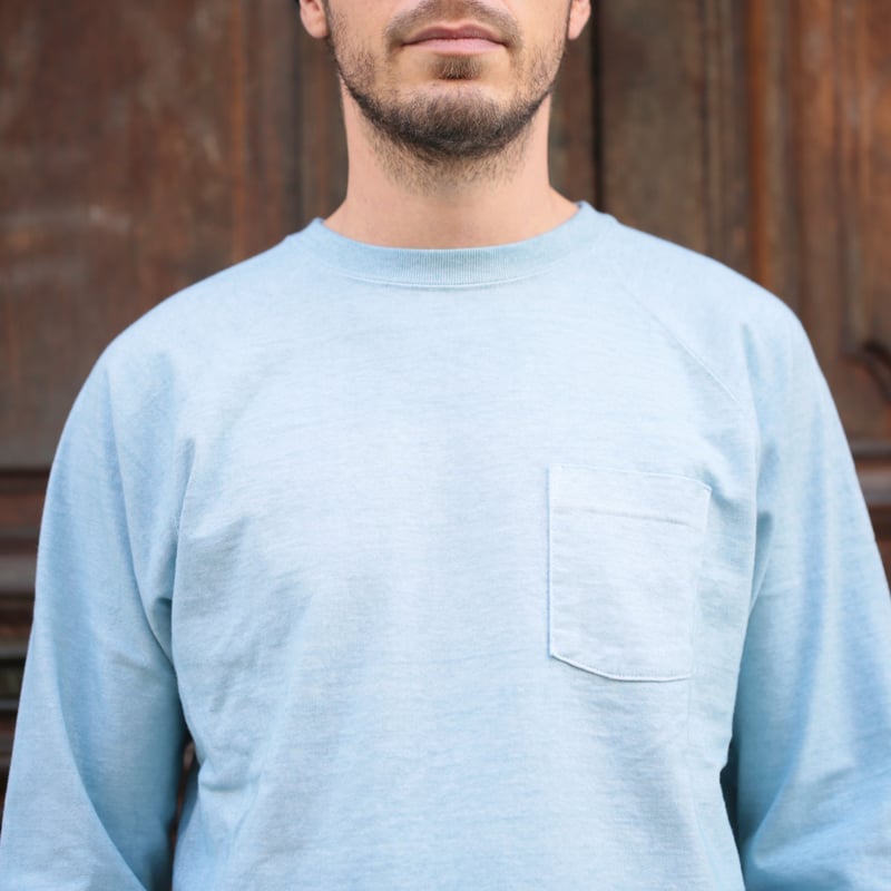 Heavy Raglan Pocket T-shirt LS P-Soda