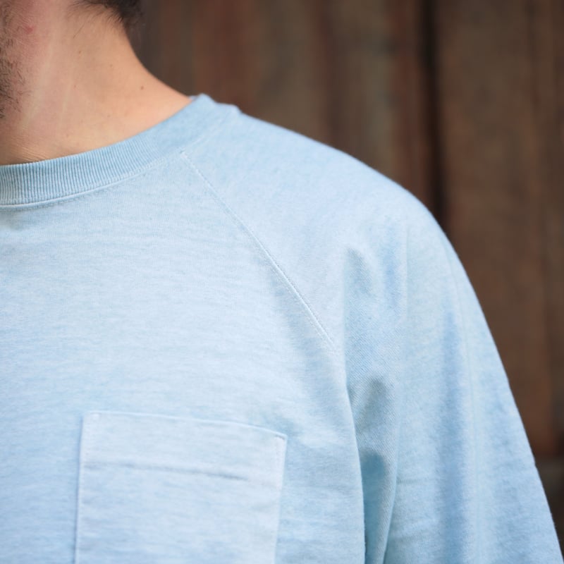 Heavy Raglan Pocket T-shirt LS P-Soda