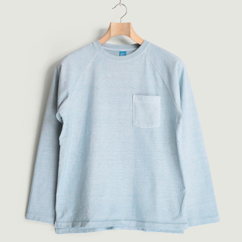 Heavy Raglan Pocket T-shirt LS P-Soda