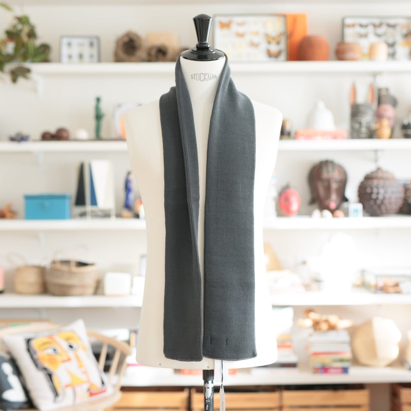 Merino Socks Charcoal Scarf
