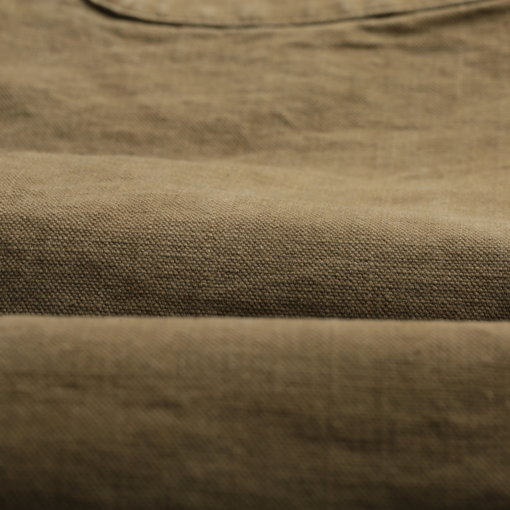 MOMOTARO X FLÂNEURS / FnM003 "Heavy Oxford" Original Fit Trousers in OD Green