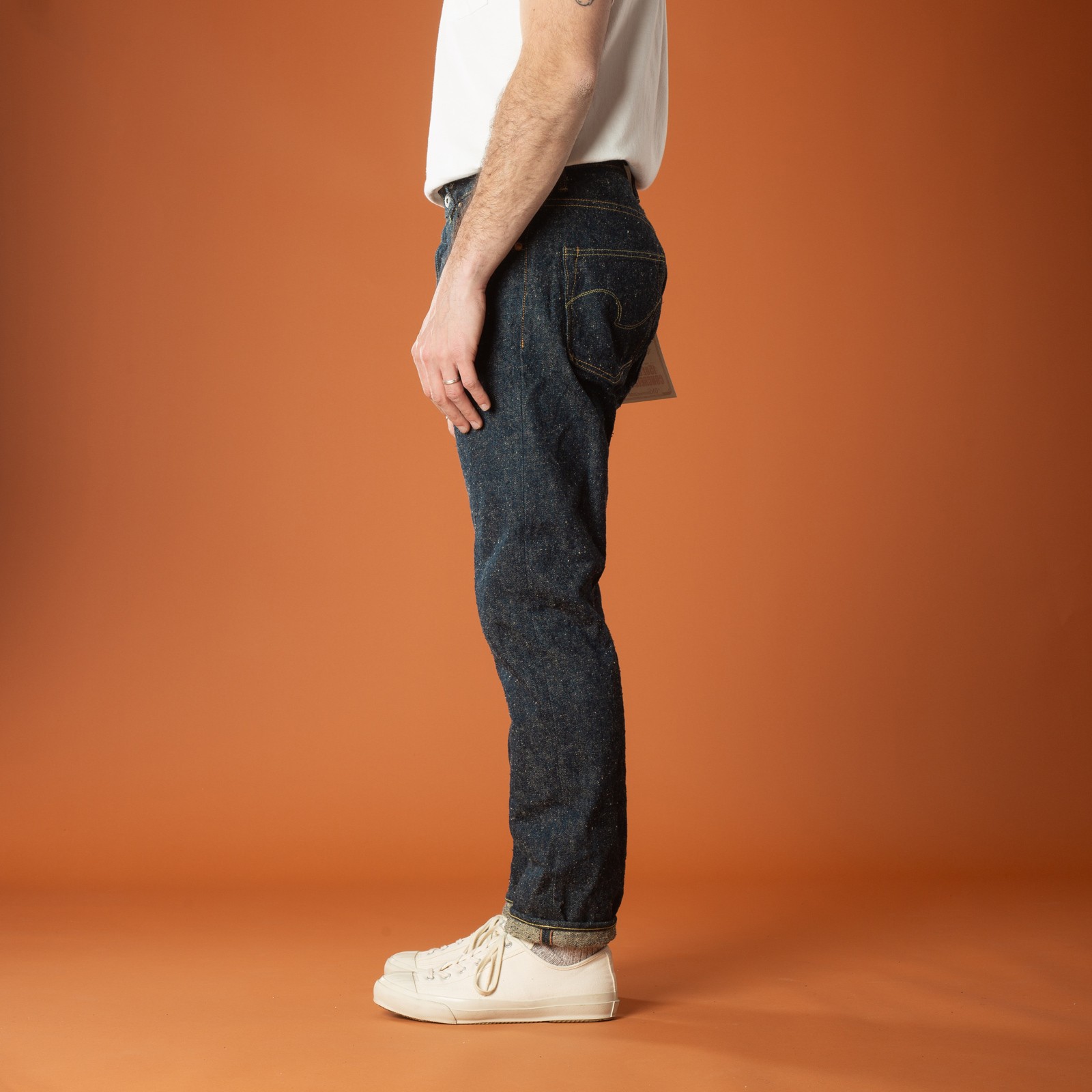 ONI DENIM 902 CCD 15 oz High Rise Relaxed Tapered Kabuki Crushed Concrete Denim Jeans ONI DENIM 902 CCD 15 oz High Rise Relaxed Tapered Kabuki Crushed Concrete Denim Jeans
