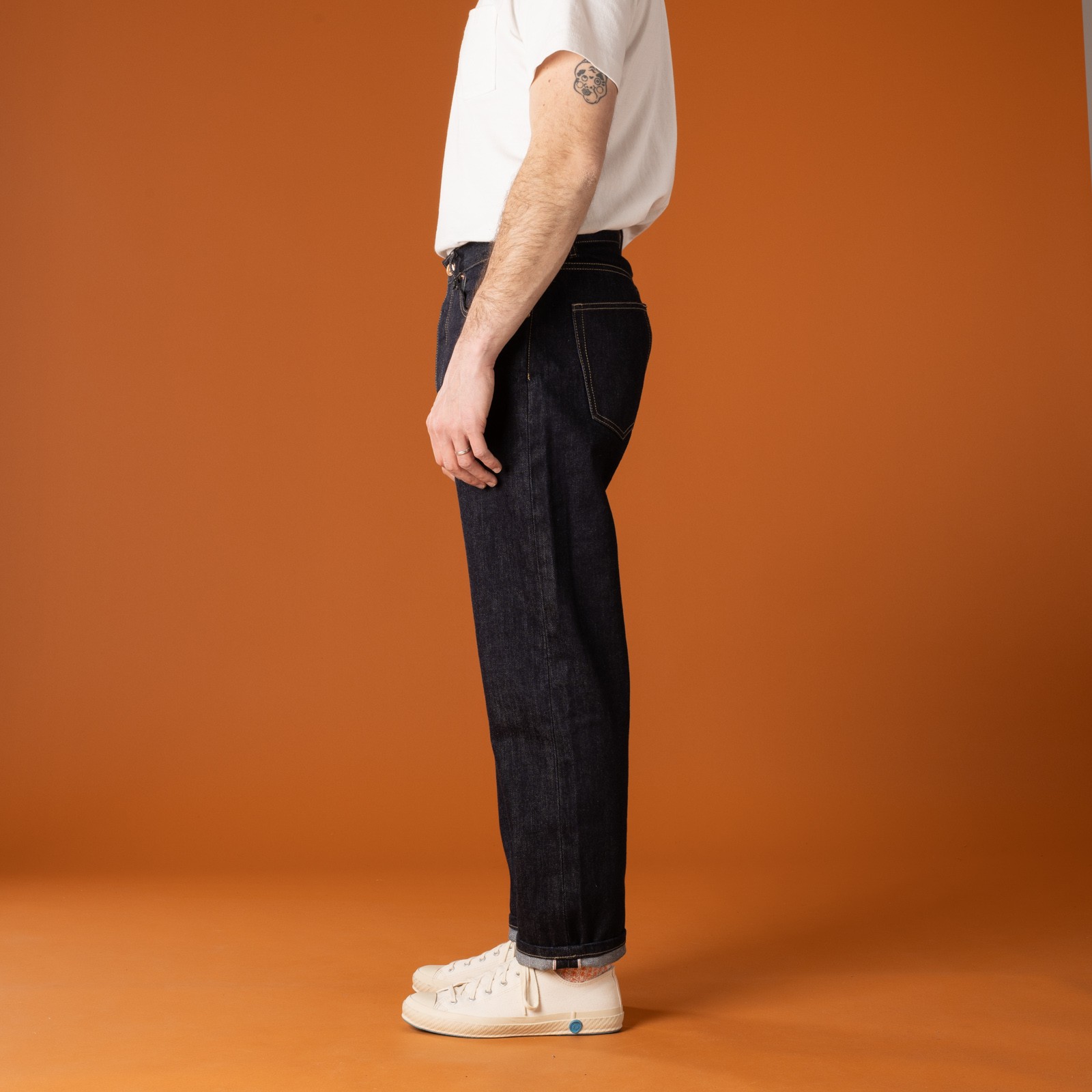 Informal images, flâneurs side, JE19 Selvedge Jeans Informal images, flâneurs side, JE19 Selvedge Jeans