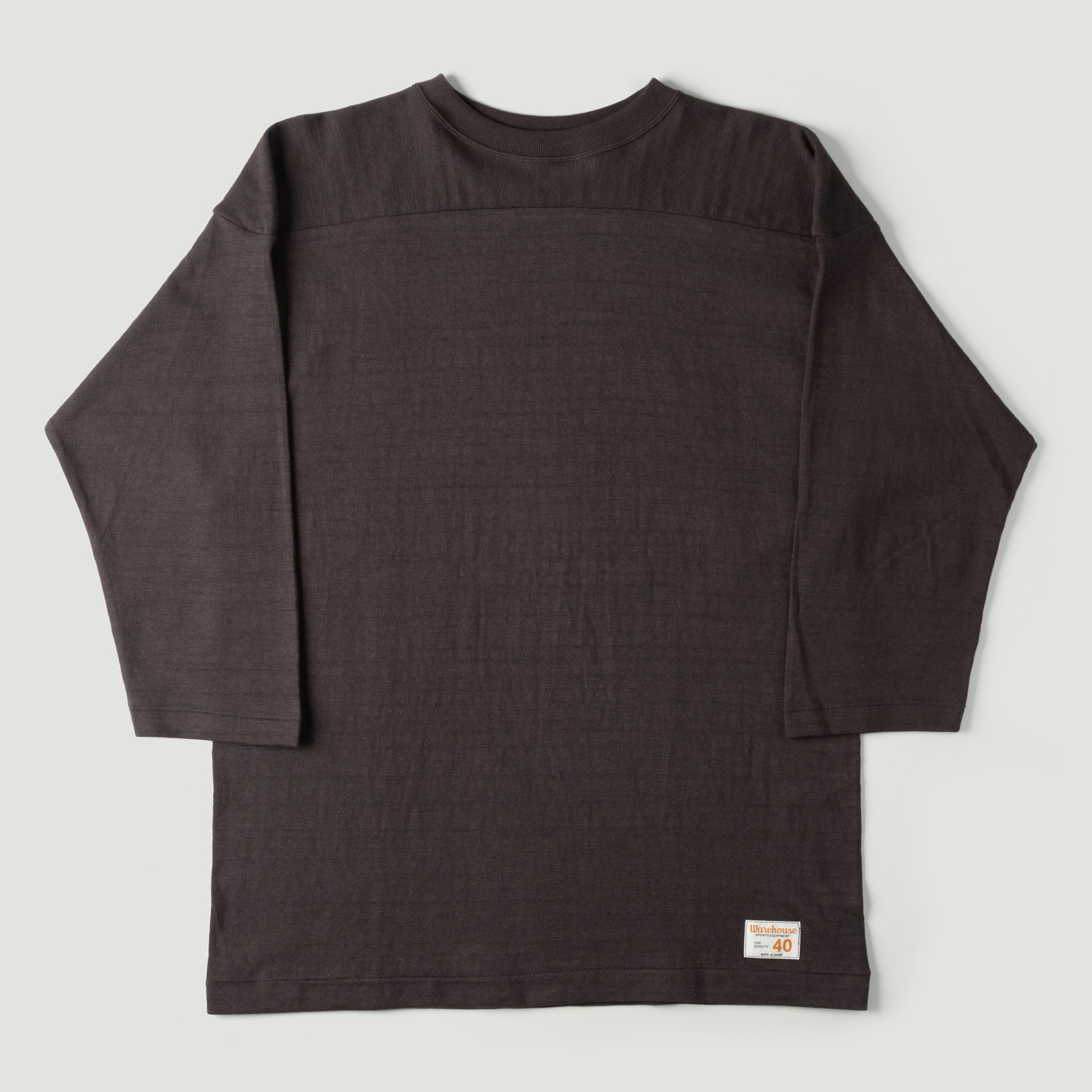 Image_Flâneurs_t-shirt_WAREHOUSE & CO. / Lot 4063 Three Quarter Sleeve Football T-Shirt Sumikuro_Vignette Image_Flâneurs_t-shirt_WAREHOUSE & CO. / Lot 4063 Three Quarter Sleeve Football T-Shirt Sumikuro_Vignette