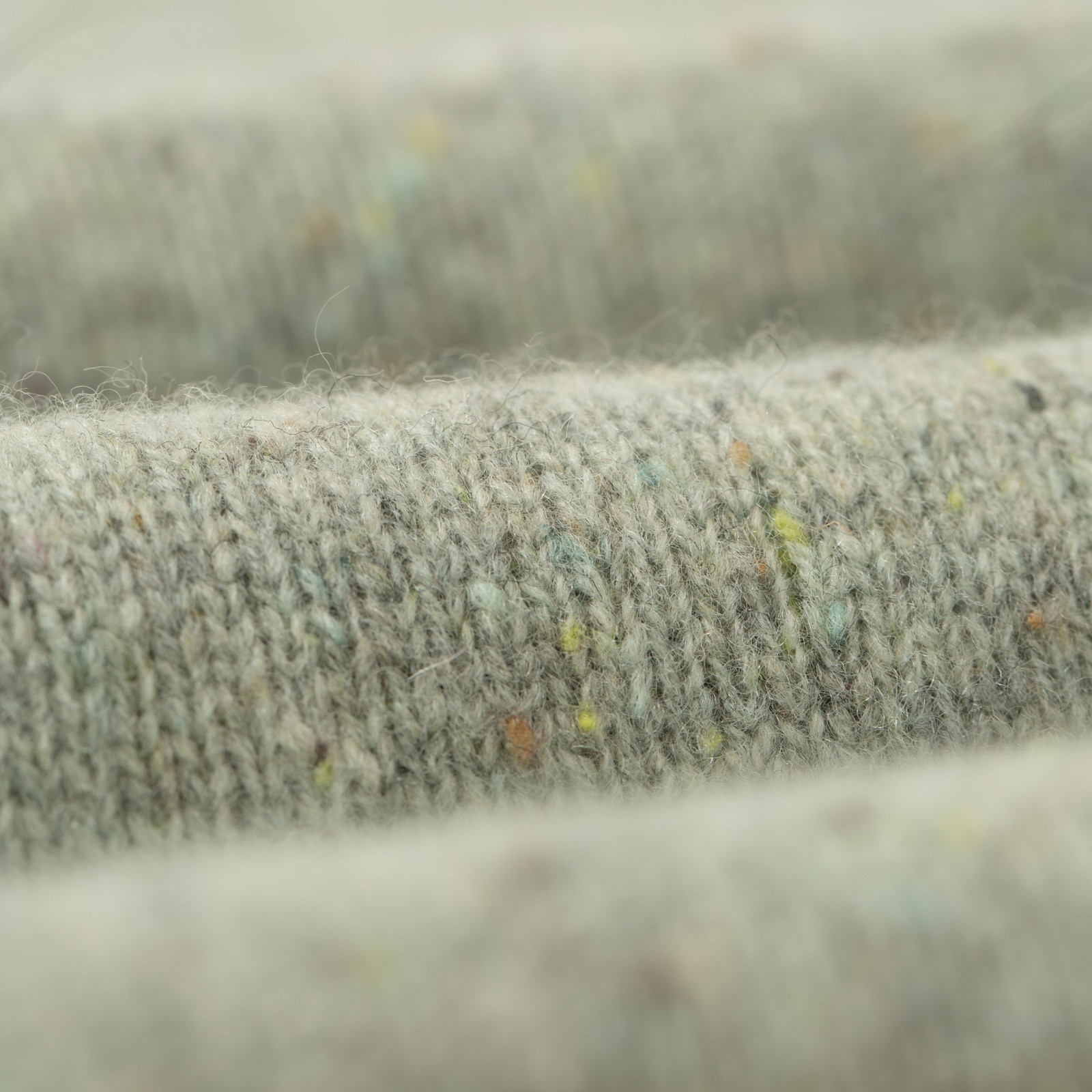 Image-Flâneurs_AW25 BEAMS PLUS  Knit Polo Nep 9G Mint laine Image-Flâneurs_AW25 BEAMS PLUS  Knit Polo Nep 9G Mint laine