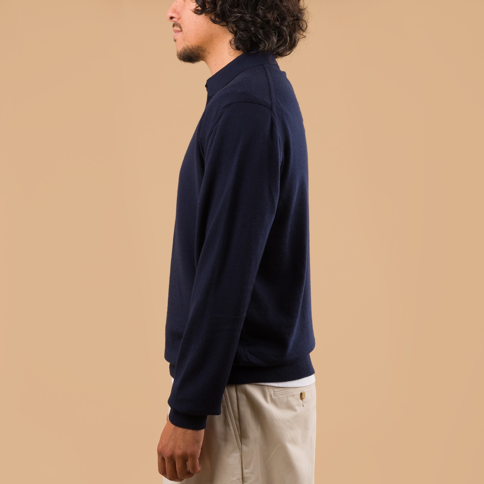 image flâneursMOONCASTLE 12G Wool Polo Neck profil image flâneursMOONCASTLE 12G Wool Polo Neck profil