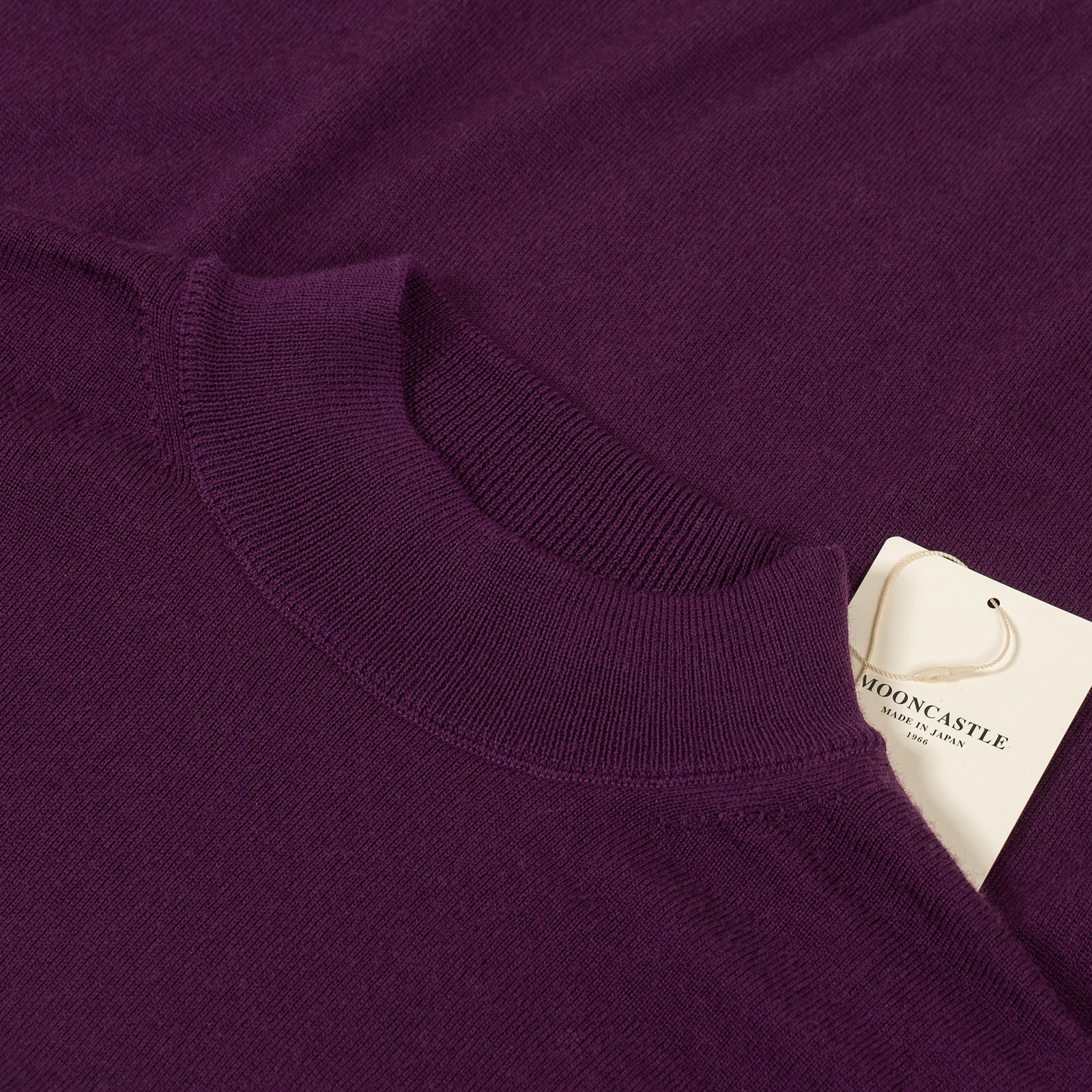 col flâneursMOONCASTLE 12G Wool Crew Neck prune col flâneursMOONCASTLE 12G Wool Crew Neck prune