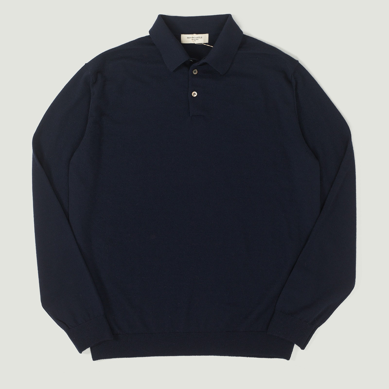 vignette flâneursMOONCASTLE 12G Wool Polo Neck navy vignette flâneursMOONCASTLE 12G Wool Polo Neck navy