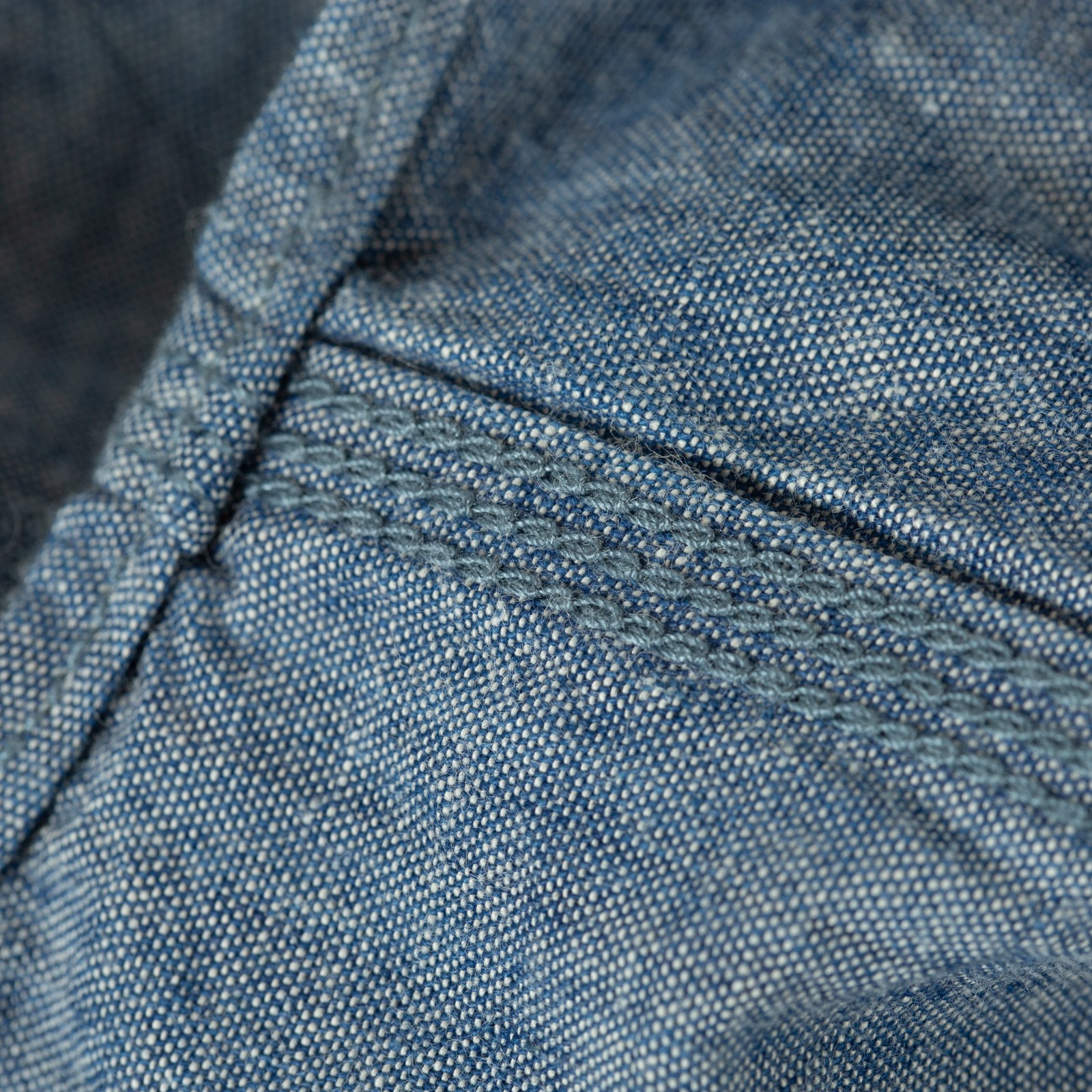 Image-Flâneurs_FOB FACTORY / F3501 Chambray B.D. Shirt_Detail-2 Image-Flâneurs_FOB FACTORY / F3501 Chambray B.D. Shirt_Detail-2