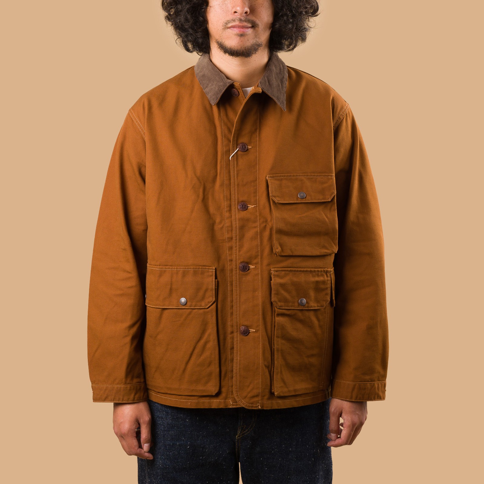 Image-Flâneurs_FOB FACTORY / F2458 Duck Hunting Jacket Brown Image-Flâneurs_FOB FACTORY / F2458 Duck Hunting Jacket Brown