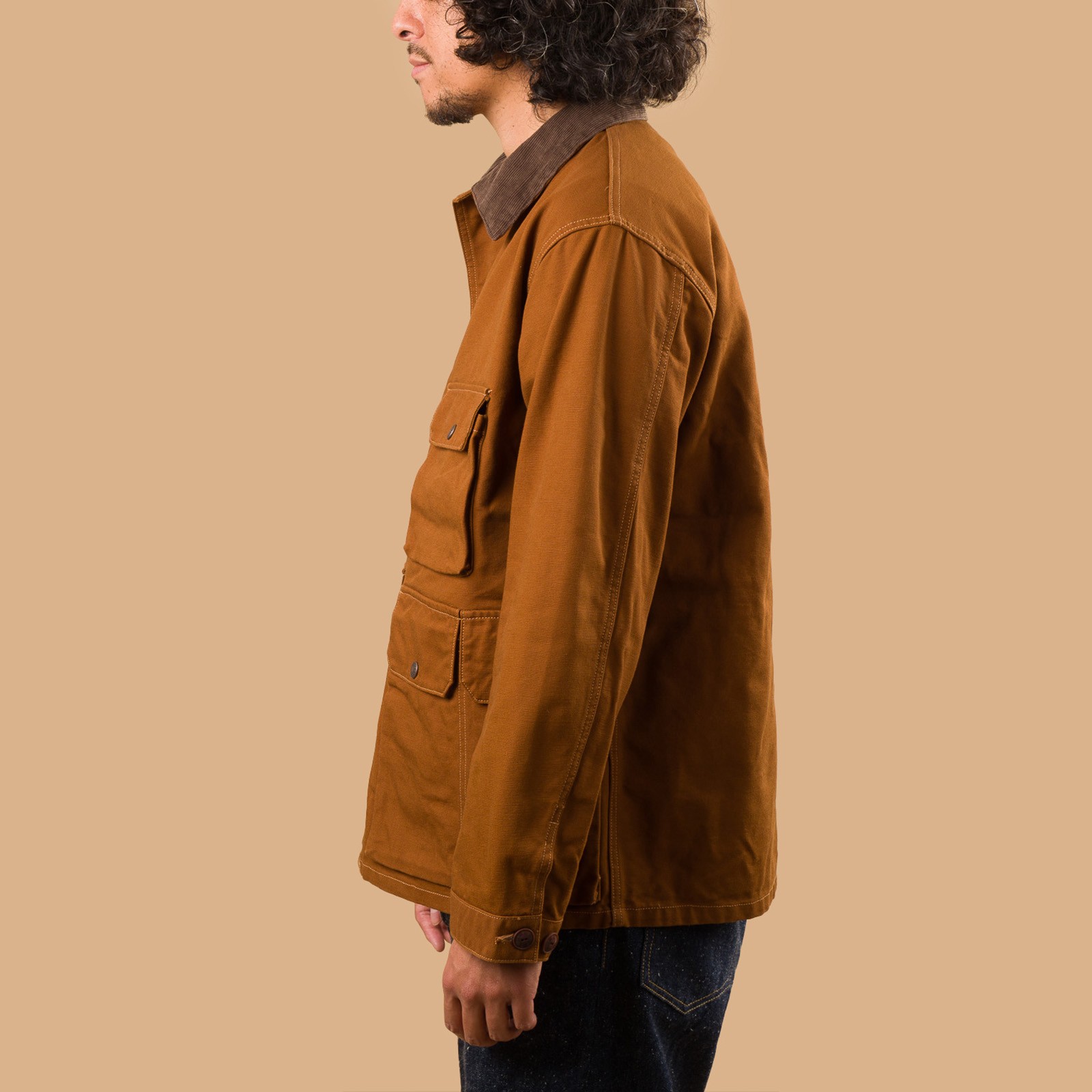 Image-Flâneurs_FOB FACTORY / F2458 Duck Hunting Jacket Brown Image-Flâneurs_FOB FACTORY / F2458 Duck Hunting Jacket Brown