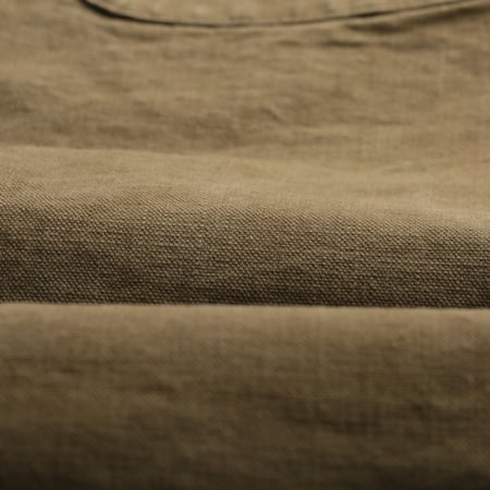 MOMOTARO X FLÂNEURS / FnM003 "Heavy Oxford" Original Fit Trousers in OD Green