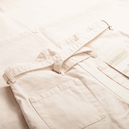 MOMOTARO X FLÂNEURS / FnM003 "Heavy Oxford" Original Fit Trousers Natural