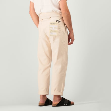 MOMOTARO X FLÂNEURS / FnM003 "Heavy Oxford" Original Fit Trousers Natural