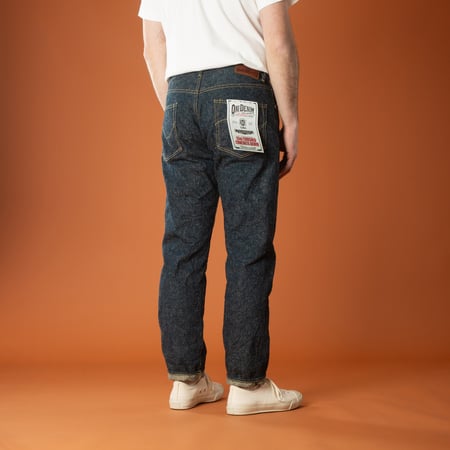 Back-flâneurs ONI DENIM 902 CCD 15oz High Rise Relaxed Tapered Kabuki Crushed Concrete Denim Back-flâneurs ONI DENIM 902 CCD 15oz High Rise Relaxed Tapered Kabuki Crushed Concrete Denim