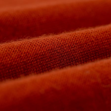 detail col flâneursMOONCASTLE 12G Wool Crew Neck orange detail col flâneursMOONCASTLE 12G Wool Crew Neck orange