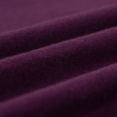 closeup flâneursMOONCASTLE 12G Wool Crew Neck purple closeup flâneursMOONCASTLE 12G Wool Crew Neck purple