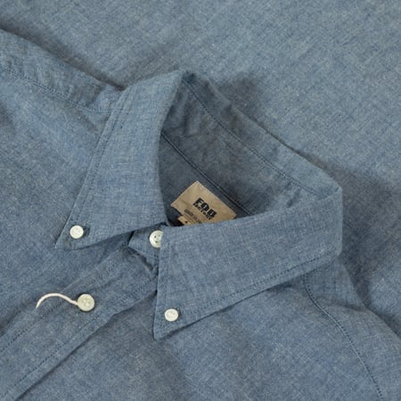 Image-Flâneurs_FOB FACTORY / F3501 Chambray B.D. Shirt_Detail Image-Flâneurs_FOB FACTORY / F3501 Chambray B.D. Shirt_Detail
