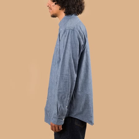 Image-Flâneurs_FOB FACTORY / F3501 Chambray B.D. Shirt Image-Flâneurs_FOB FACTORY / F3501 Chambray B.D. Shirt