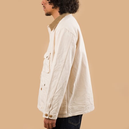 Image-Flâneurs_FOB FACTORY / F2458 Duck Hunting Jacket Ecru Image-Flâneurs_FOB FACTORY / F2458 Duck Hunting Jacket Ecru