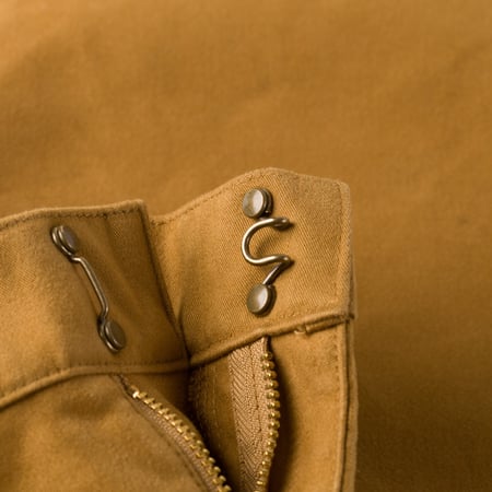 image flâneurs FOB FACTORY F0543 Moleskin Trousers Khaki détail image flâneurs FOB FACTORY F0543 Moleskin Trousers Khaki détail