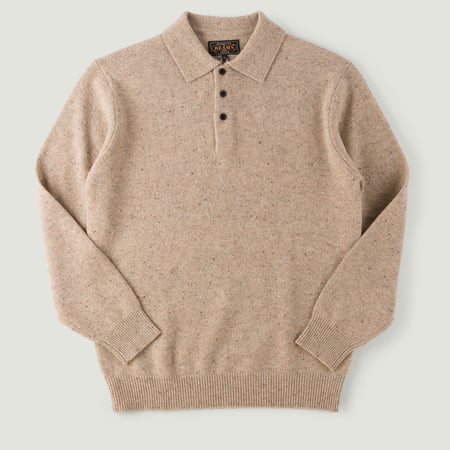 Nep Knit 9G Polo Beige