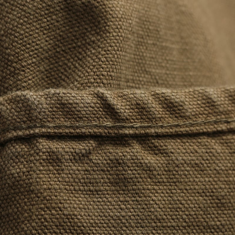 MOMOTARO X FLÂNEURS / FnM003 "Heavy Oxford" Original Fit Trousers in OD Green