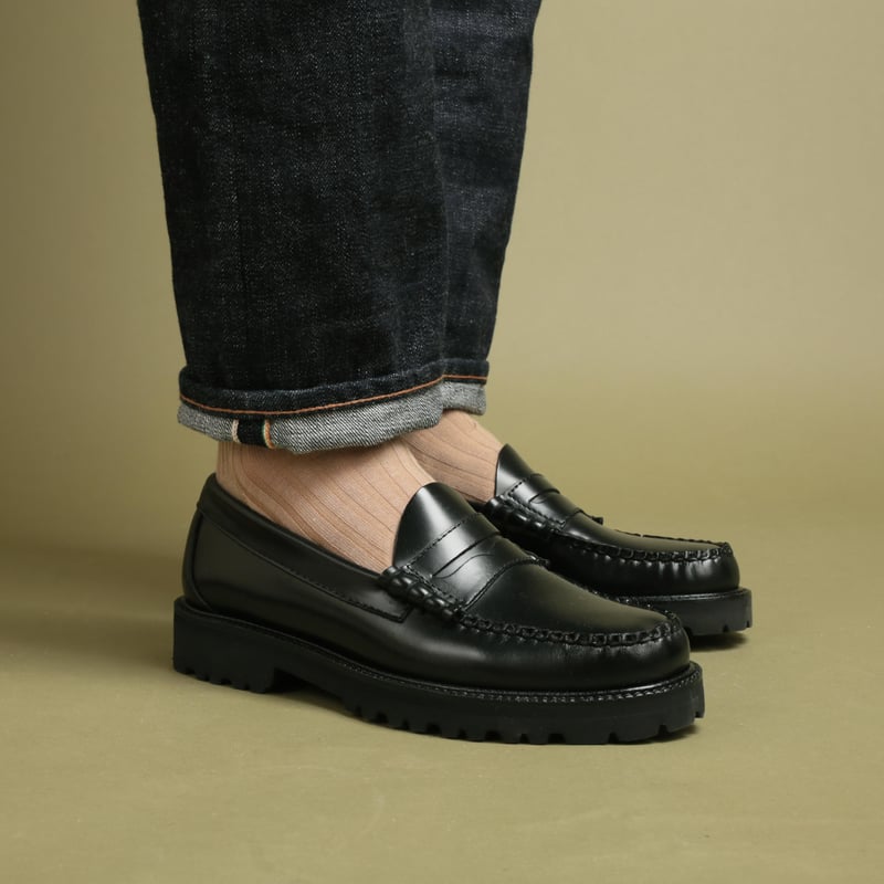 G H BASS Weejuns 90s Larson Penny Loafers Black G H BASS Weejuns 90s Larson Penny Loafers Black