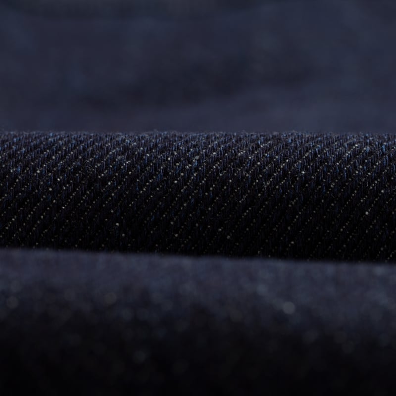 MOMOTARO X FLANEURS / FnM004 "Knit-Ish Denim" Original Fit Trousers Indigo