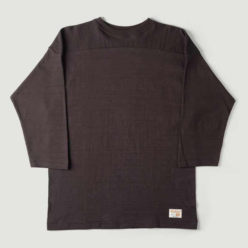 Image_Flâneurs_t-shirt_WAREHOUSE & CO. / Lot 4063 Three Quarter Sleeve Football T-Shirt Sumikuro_Vignette Image_Flâneurs_t-shirt_WAREHOUSE & CO. / Lot 4063 Three Quarter Sleeve Football T-Shirt Sumikuro_Vignette