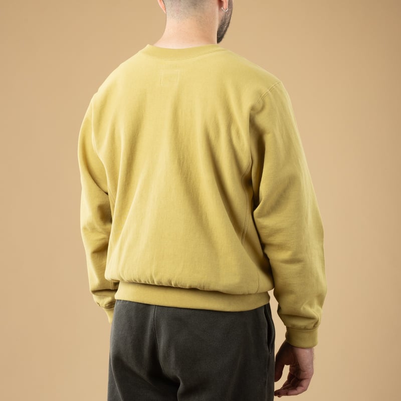 Image-Flâneurs_XX DEVELOPMENT / "SURE MFG" The Californians 60's Sweatshirt Canyon Beige Back View Image-Flâneurs_XX DEVELOPMENT / "SURE MFG" The Californians 60's Sweatshirt Canyon Beige Back View