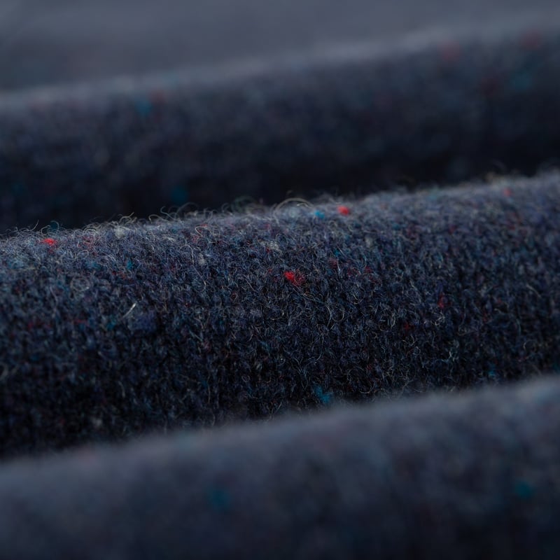 Image-Flâneurs_AW25 BEAMS PLUS  Knit Polo Nep 9G Navy_laine Image-Flâneurs_AW25 BEAMS PLUS  Knit Polo Nep 9G Navy_laine