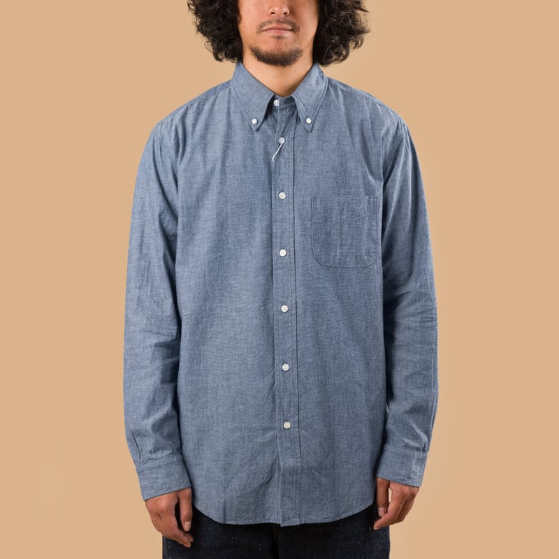 Image-Flâneurs_FOB FACTORY / F3501 Chambray B.D. Shirt Image-Flâneurs_FOB FACTORY / F3501 Chambray B.D. Shirt