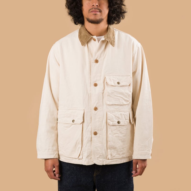 Image-Flâneurs_FOB FACTORY / F2458 Duck Hunting Jacket Ecru Image-Flâneurs_FOB FACTORY / F2458 Duck Hunting Jacket Ecru