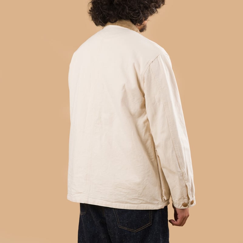 Image-Flâneurs_FOB FACTORY / F2458 Duck Hunting Jacket Ecru Image-Flâneurs_FOB FACTORY / F2458 Duck Hunting Jacket Ecru