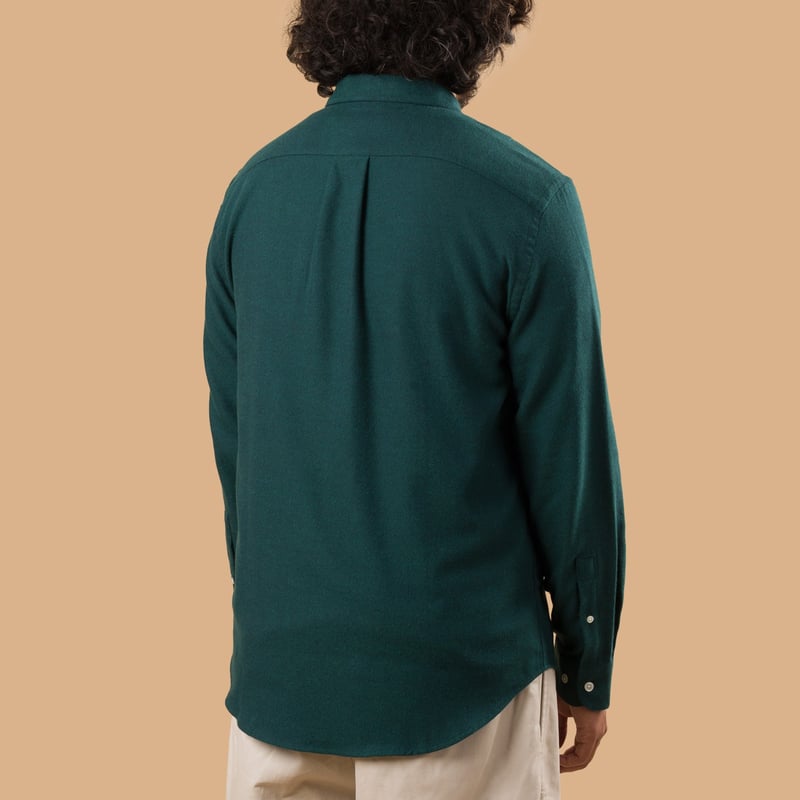 Chemise en coton PORTUGUESE FLANNEL  Teca Shirt couleur Green Chemise en coton PORTUGUESE FLANNEL  Teca Shirt couleur Green