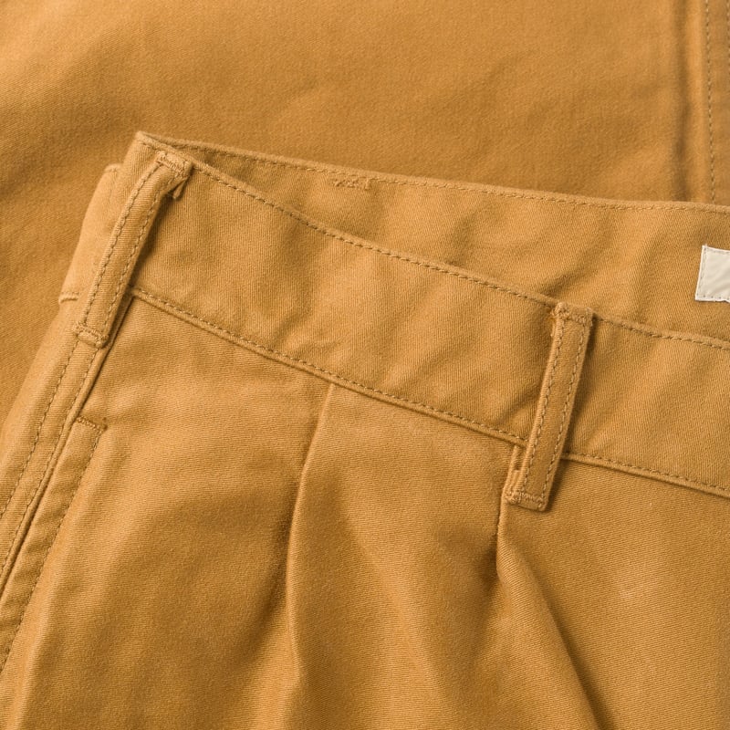 image flâneurs FOB FACTORY F0543 Moleskin Trousers Khaki détail image flâneurs FOB FACTORY F0543 Moleskin Trousers Khaki détail
