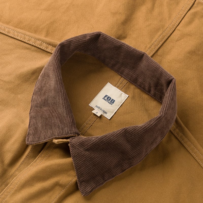 Image-Flâneurs_FOB FACTORY / F2458 Duck Hunting Jacket Khaki_détail-1 Image-Flâneurs_FOB FACTORY / F2458 Duck Hunting Jacket Khaki_détail-1