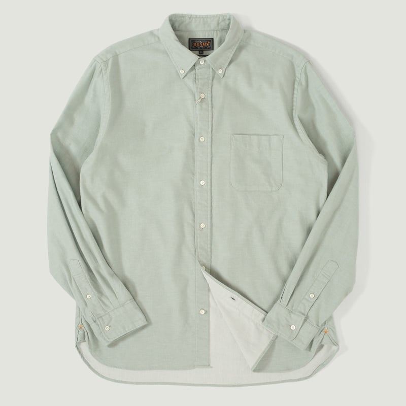 Image-Flâneurs_BEAMS PLUS / BD Flannel Solid Mint_Vignette Image-Flâneurs_BEAMS PLUS / BD Flannel Solid Mint_Vignette