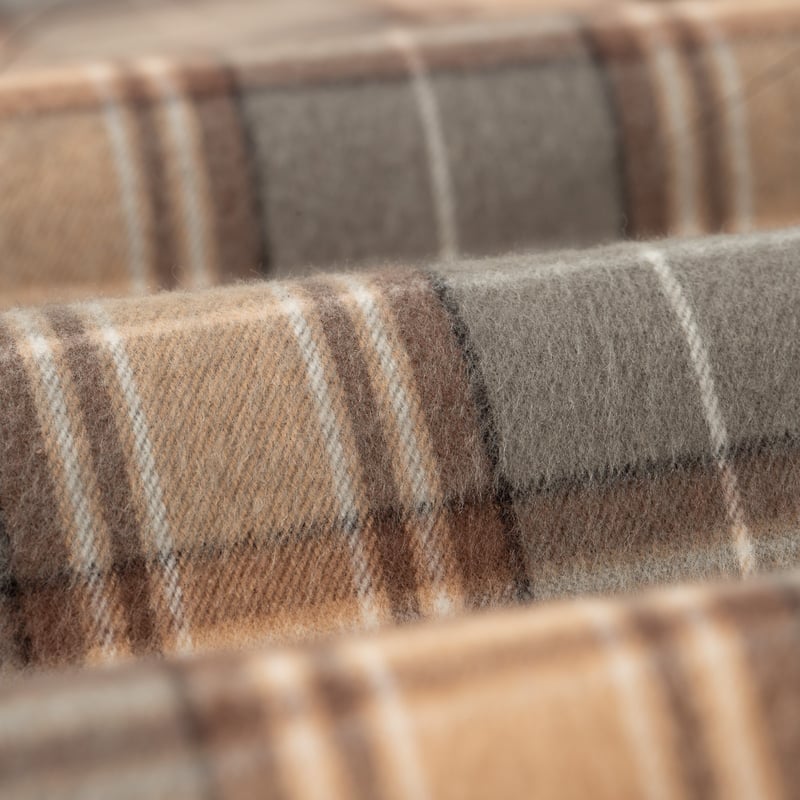 Image-Flâneurs_BEAMS PLUS /  BD Flannel Plaid Panel Brown_détail Image-Flâneurs_BEAMS PLUS /  BD Flannel Plaid Panel Brown_détail